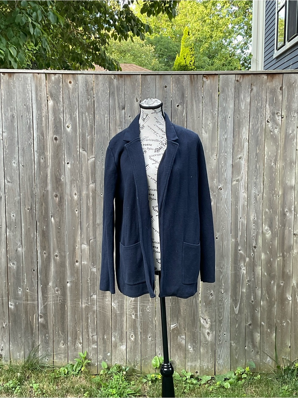 Banana Republic Navy Open-Front Sweater Cardigan